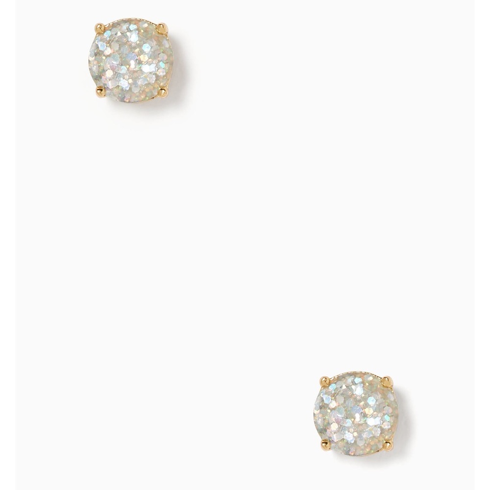 Kate Spade - Mini Small Square Studs in Opal